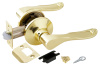 Ручка защелка 6030 РВ-Р золото без фик. (34689)