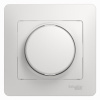 Светорегулятор с рамкой поворотный 60-300Вт 230В (R) белый GLOSSA	GSL000134