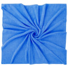 Тряпка из микрофибры 50х60 см, АВТО / ДОМ / ОФИС, "OVERLOCK INDIGO COLOUR", синяя, 220 г/м2, LAIMA HO