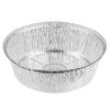 Форма для запекания, алюмин фольга, d20,5cм, дно d16,7см, 1405мл, L-край, арт.99-02 438-138