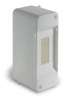 Бокс КМПн 1-2 модуля навес. с крышкой, белый IP40 QUEL LX40002-PWHD T-plast