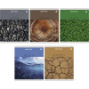 Тетрадь А5, клетка, 96 л., на скобе, 60 г/м², Alingar Elements of nature