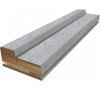 Коробочный брус ПВХ экодуб серый 30*70 телескопический с уплотнителем