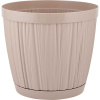 Горшок для цветов InGreen Barcelona, 1,8 л, молочный шоколад