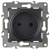 Розетка 2P 16А 250В антрацит Эра12 (механизм) 12-2105-05 (6509)