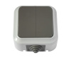 Выключатель Bylectrica 2кл. ОУ 10А серый пласт. IP54 A56-224