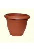 Горшок "Терра" 6л терракотовый (с поддоном)