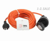Удл. ЭРА силовой шнур ПВС 2х0.75 1 роз. 10 м IP44 в бухте UPx-1-2x0.75-10m (РФ)-IP44 5302