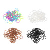 Резинки для волос 95-100шт, d1.5cм, силикон 4 цвета ЮниLook 322-025