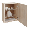 Шкаф навесной кухонный с сушкой 50 венге светлое (дуб млечный)