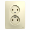 Розетка 2-ая 2P беж. GLOSSA GSL000220