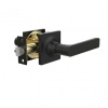 Ручка защелка DK710/BL BL-PS (без фик.)черный (58421)