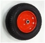 Колесо пневмо 4,80/4,00*80 для 1- кол. строит. тачки красное d=16/12мм с подшипн