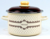 Кастрюля эмаль APPETITE "Vintage" 6RD181M, 3,0 л, с эмаль крышкой, с декором
