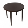 Стол пласт. круглый 90*90*71 см шоколад Стандарт Пластик