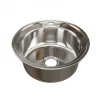 Мойка круг d 51 (0,8) вып 3 1/2 MIXLINE (глуб чаши 18см) с сифоном ДЕКОР