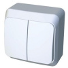 Выкл. 2-кл. ОП 10А /250В бел. ЭТЮД-LEXEL BA10-002B