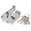 Цилиндровый механизм с вертушкой AX102/80 mm (35+10+35) CP хром 5 кл. (39849)