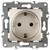 Розетка 2P+E 16А 250В шампань Эра12 (механизм) 12-2101-04 (0578)  