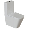 Унитаз-компакт безобод. WAVE SQUARE Tornado гориз нижн. 2 кн.арм. сид.дюро м/л бел.гл.