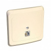 Розетка. скр. уст. ТФ (RJ11) слон. кость ЭТЮД TELC-001K
