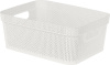 Корзина для хранения Keeplex Ajur с ручками 11л 36,5х27х14,1см белое облако KL411410048 