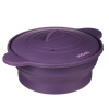 Контейнер складной для запекания (пароварка) 24,3х19х11см круглый, силикон 856-166