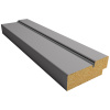 Коробочный брус ламинат графит 26*70 с уплотнителем
