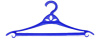 Вешалка-плечики пластмассовая размер 44-46 Комфорт(М1437) синяя (Башкирия)