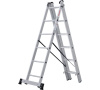 Лестница бытовая трехсекционная Алюминий НОВАЯ ВЫСОТА НВ1230  3*6 ступеней