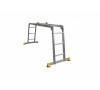 Лестница шарнирная трансформер из 4-х частей 4*3 т433 H 3.55м
