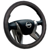 Авто оплетка на руль Voin Classik. OPL0801. экокожа, 38см М, черная 5936