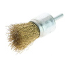 Корщетка-насадка 5240803 для дрели Sturm! Кистеобразная мягкая, 30 мм, хвост 6 мм, латун.волн.