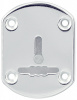Декоративная накладка ESC081/1-SS (нерж) на сув. замок со шторкой (36269)