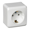 Розетка ОУ с з/к 16А/250В бел. ЭТЮД-LEXEL PA16-003B