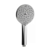 Лейка душевая массажная, круглая, хром с серой вставкой, 4 режима GFmark 6081