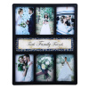 Фоторамка на 6 фотографий, 43х35 см, пластик, стекло, цвет черный
