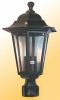 Светильник уличный/садовый "посадочный" бронза d=45mm 60W E27 220V алюминий/стекло IP43 Camelion 4103