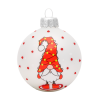 Елочный шар Веселый гном 1, 6.5 см, стекло, КУ-65-224174/12512	