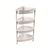 Этажерка ДУНЯ угл.4-х секц.бел.