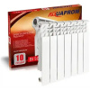 Радиатор биметалл AQUAPROM 500/80   8 секций вес 1,2кг 115Вт