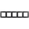 Рамка 5 постов антрацит Эра 12-5005-05  