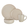 Набор стол.посуды 16пр.,MILLIMI (тар26см*4, тар20см*4, салатн14см*4, кружка340мл*4) керамика, бежевый