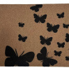 Коврик влаговпитывающий ComeForte "ВЕЛЮР" 50*80см "Бабочки" (бежевый) (10)																				