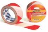 Лента разметочная 50ммх25м бело-красная клейкая МИЛЕН/12
