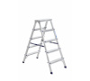 Стремянка двухсторонняя Alumet AD7205, алюминиевая, 2 x 5 ступеней, 1,14 м