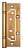 Петля универ.без врезки 200-2В 125*2.5 СF (кофе) (35503)