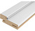 Коробочный брус ПВХ эмаль белая 30*70 телескоп с уплотнителем