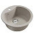 Мойкa ML-GM09 круглая, серая (310), 510 мм (глуб. чаши 190) NEW