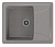 Мойка ML-GMS03 СТАНДАРТ с крылом, темно-серый (309), 605*490*190мм